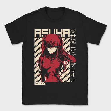 Asuka Unit 02, Tricou Barbati (Unisex)