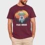 Peace Humans, Tricou Barbati (Unisex)
