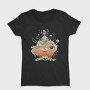 Frog Musician Magic Bard Cottage, Tricou Femei