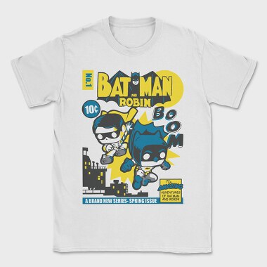 Batman And Robin Boom, Tricou Barbati (Unisex)