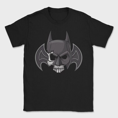 Batman Skull Emblem, Tricou Barbati (Unisex)