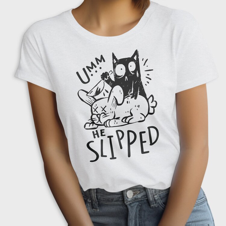 Bunny Funny Cat, Tricou Femei