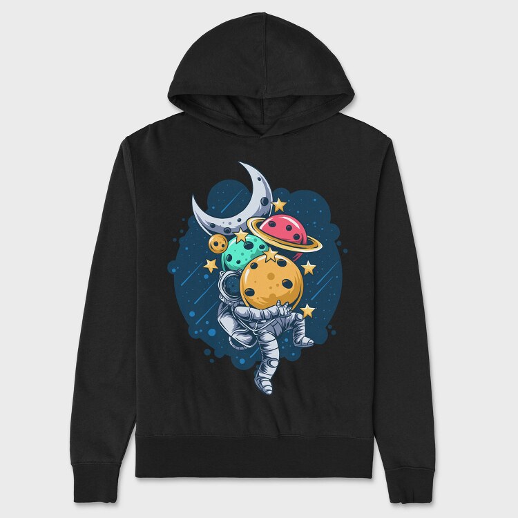 Space Explorer, Hanorac Oversize Barbati (Unisex)