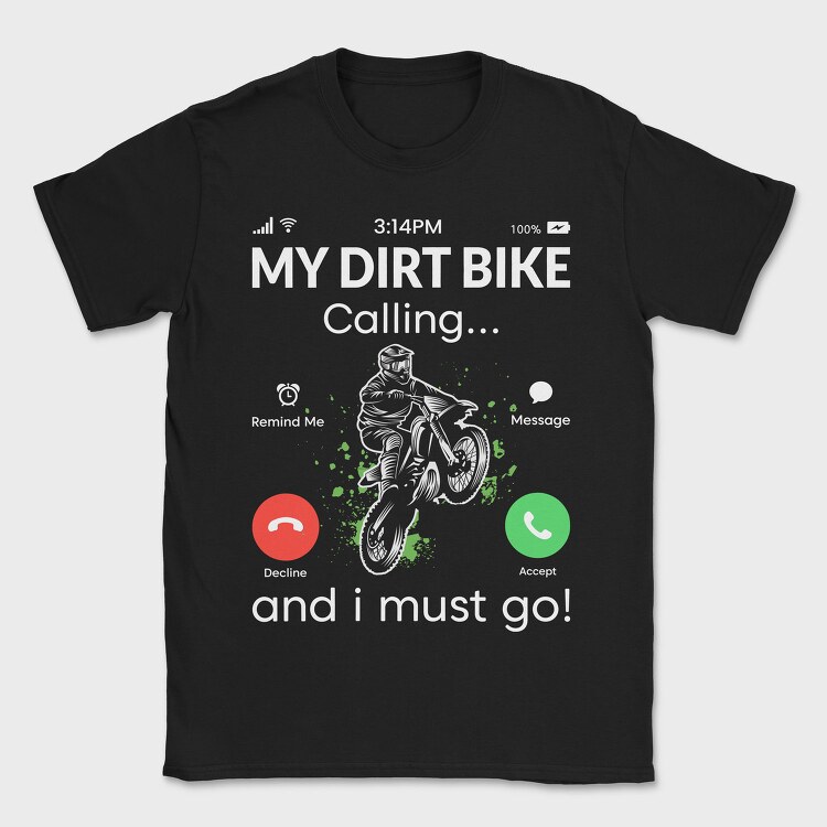 Motorcycle Call, Tricou Barbati (Unisex)