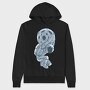Moonstruck Astronaut, Hanorac Oversize Barbati (Unisex)