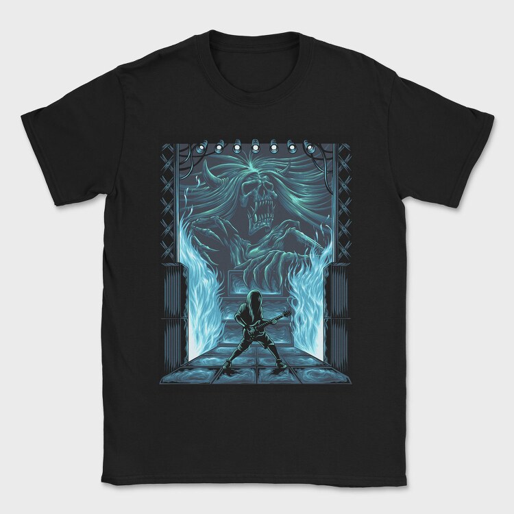 Metal Demon Guitar, Tricou Barbati (Unisex)