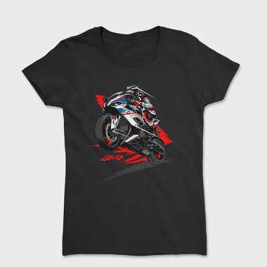 BMW S1000RR Wheelie, Tricou Femei