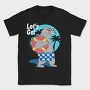 Lets Go Snorkel Bear, Tricou Barbati (Unisex)