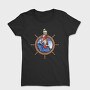 Lighthouse Storm Ship Wheel, Tricou Femei