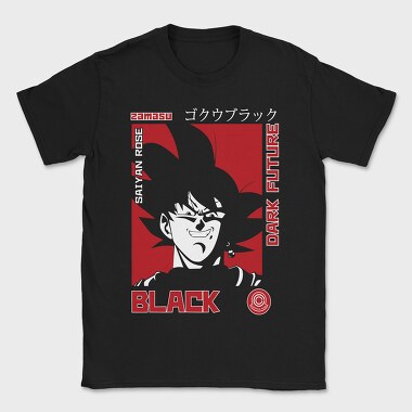 Dark Future Black, Tricou Barbati (Unisex)