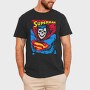 Superman Skull, Tricou Barbati (Unisex)