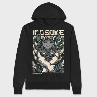 Demon Slayer Beast, Hanorac Oversize Barbati (Unisex)