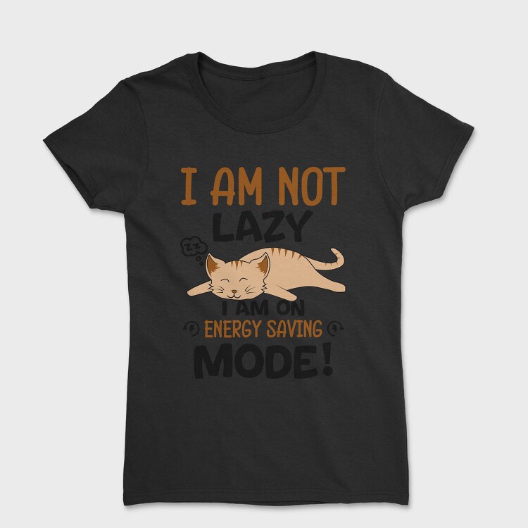 Lazy Cat Energy Saver, Tricou Femei