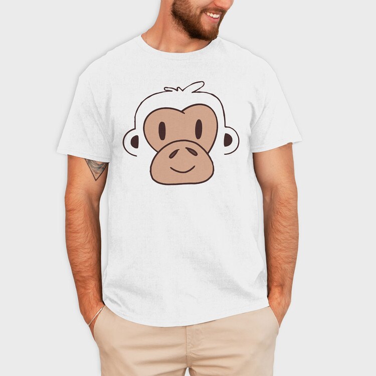 Monkey Face, Tricou Barbati (Unisex)
