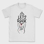 Lets Rock Hand Sign, Tricou Barbati (Unisex)