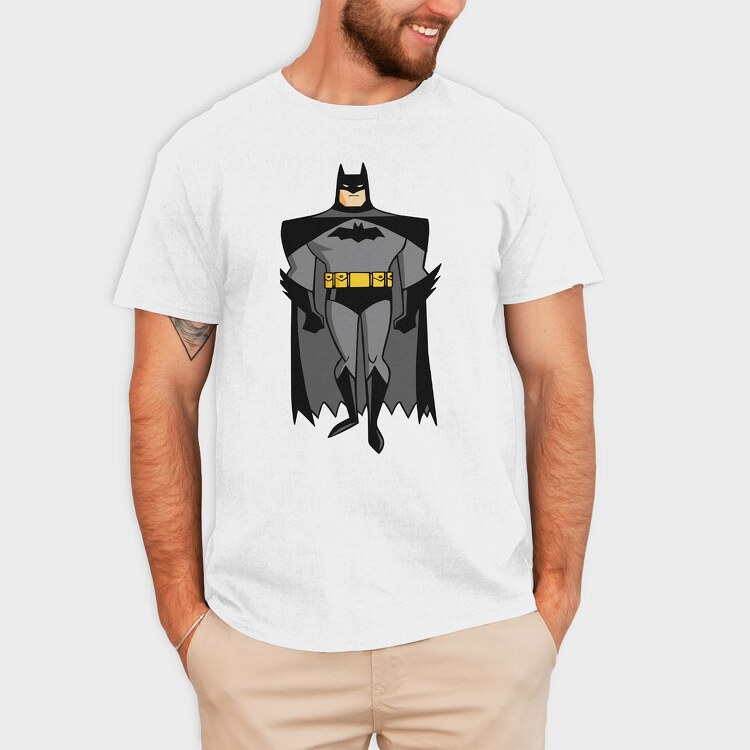 Cartoon Retro Batman 5, Tricou Barbati (Unisex)