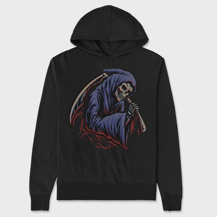 Grim Reaper, Hanorac Oversize Barbati (Unisex)
