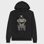 Cartoon Retro Batman 5, Hanorac Oversize Barbati (Unisex)