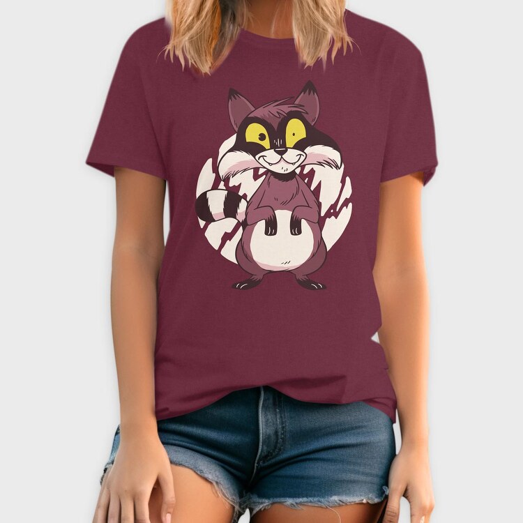 Racoon Cartoon, Tricou Barbati (Unisex)