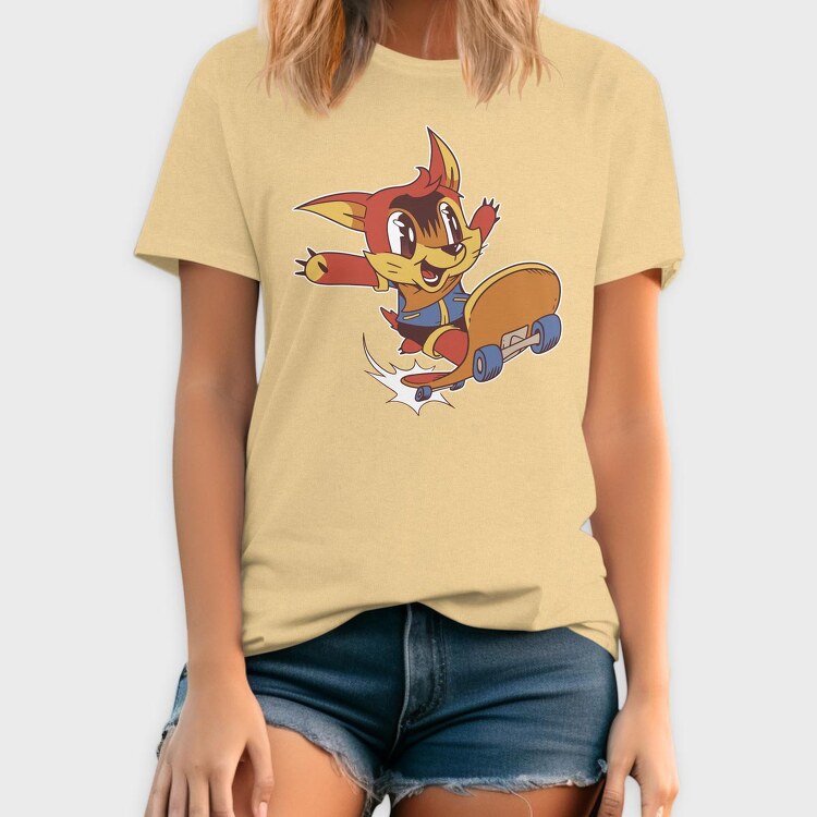 Cartoon Skate, Tricou Barbati (Unisex)