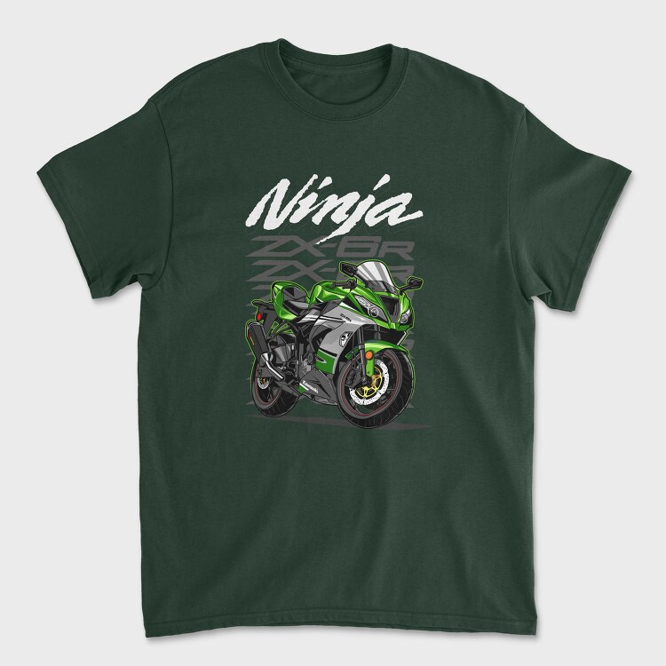 Kawazaki ZX6R, Tricou Barbati (Unisex)