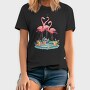 Three Flamingos, Tricou Barbati (Unisex)