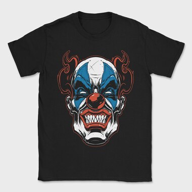 Clown Face Scream, Tricou Barbati (Unisex)