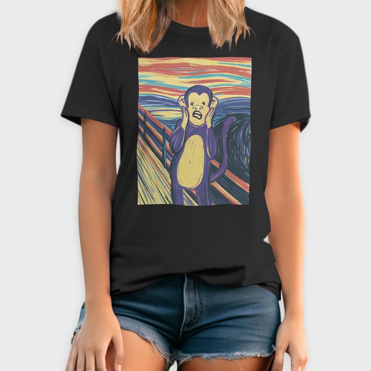 Monkey Scream, Tricou Barbati (Unisex)