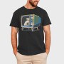 Cat Inside Tv, Tricou Barbati (Unisex)