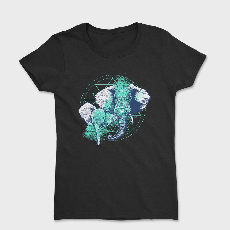 Elephant Spirit Circle, Tricou Femei