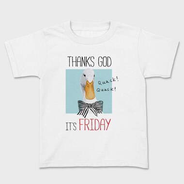 Duck Quack Friday, Tricou Copii