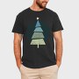 Retro Christmas Tree, Tricou Barbati (Unisex)