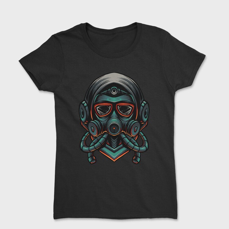 Cyberpunk Gasmask, Tricou Femei