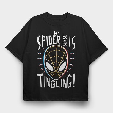 Electric Web, Tricou Oversize Barbati (Unisex)