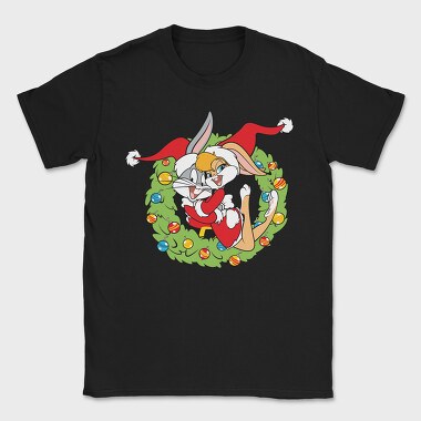 Bunny Wreath Fest, Tricou Barbati (Unisex)