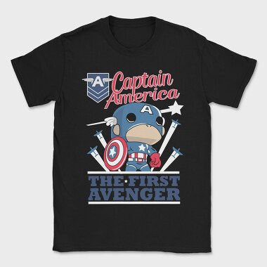 Captain America Avenger, Tricou Barbati (Unisex)