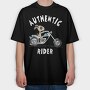 Doggy Rider, Tricou Oversize Barbati (Unisex)