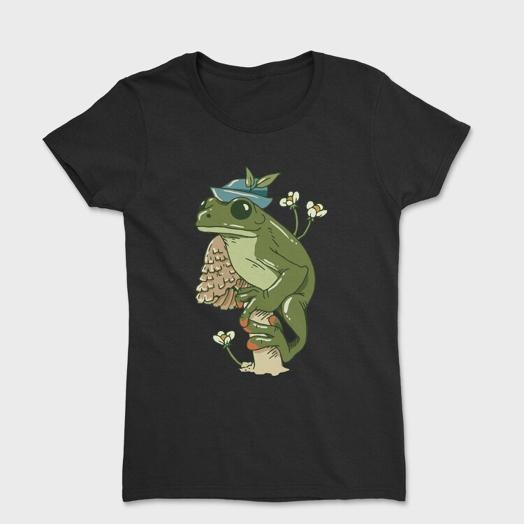 Froggy Flower Hat, Tricou Femei