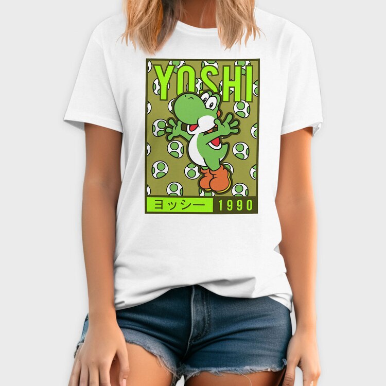 Yoshi Mario Bros, Tricou Barbati (Unisex)