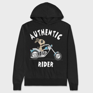 Doggy Rider, Hanorac Oversize Barbati (Unisex)