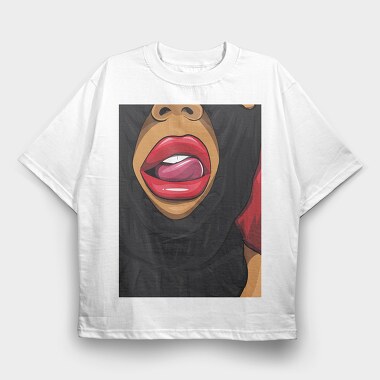 Gorilla Grin, Tricou Oversize Barbati (Unisex)