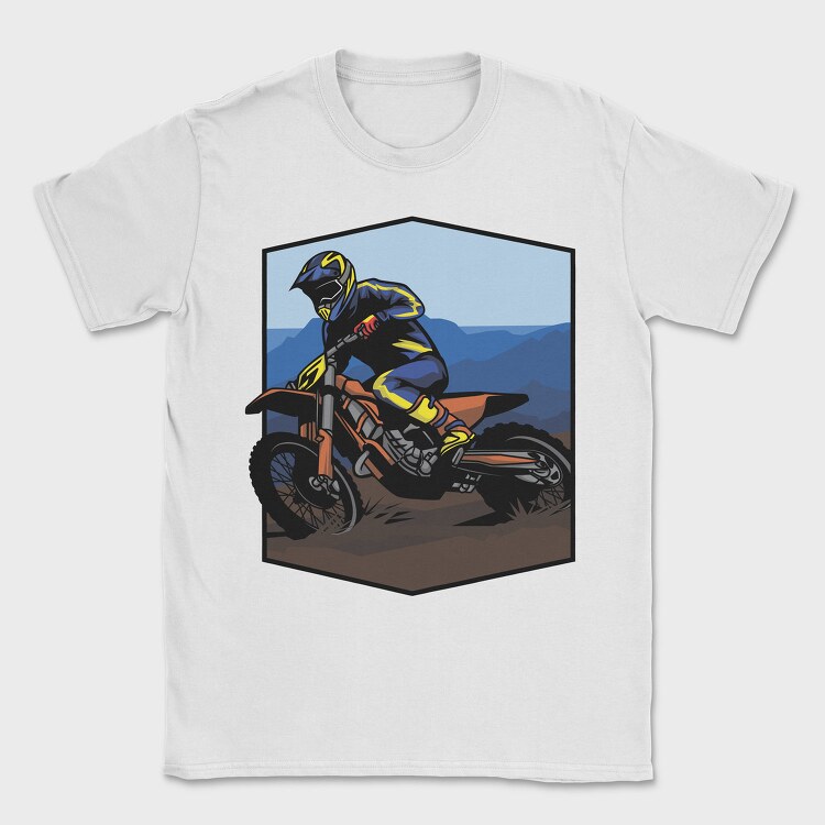 Dirt Bike Rider, Tricou Barbati (Unisex)
