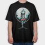 Space Dancer, Tricou Oversize Barbati (Unisex)