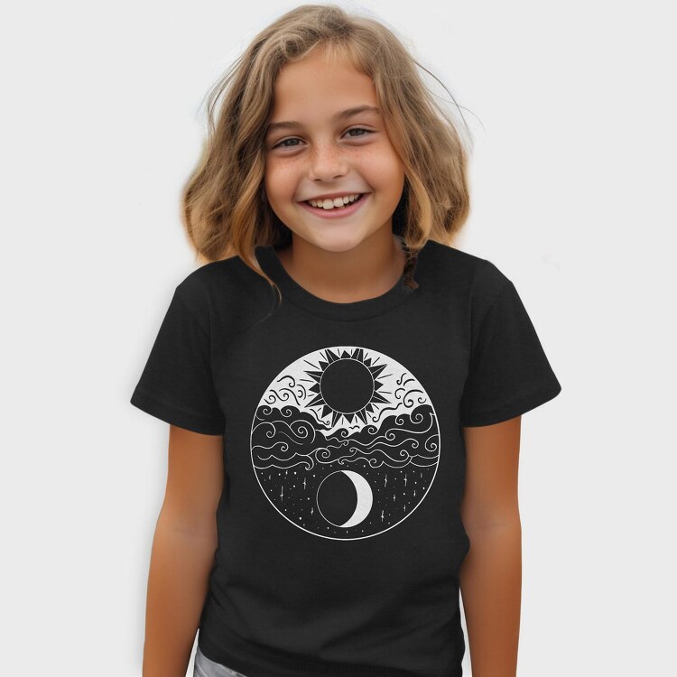 Moon And Sun, Tricou Copii