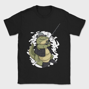 Crocodile Fishing Buddy, Tricou Barbati (Unisex)