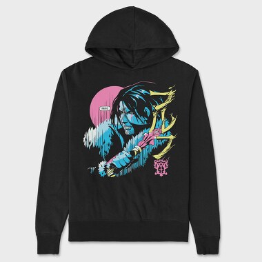 Ice Moon Whisper, Hanorac Oversize Barbati (Unisex)
