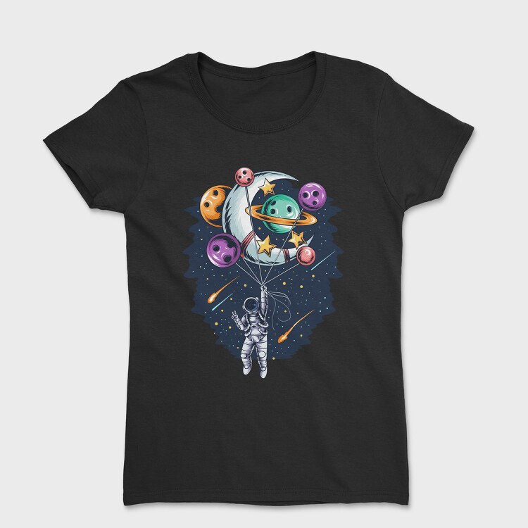 Space Bowling Astronaut, Tricou Femei