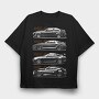 Supra History, Tricou Oversize Barbati (Unisex)