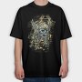 Skull Wings Rider, Tricou Oversize Barbati (Unisex)