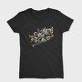 Skull Dice Flames, Tricou Femei